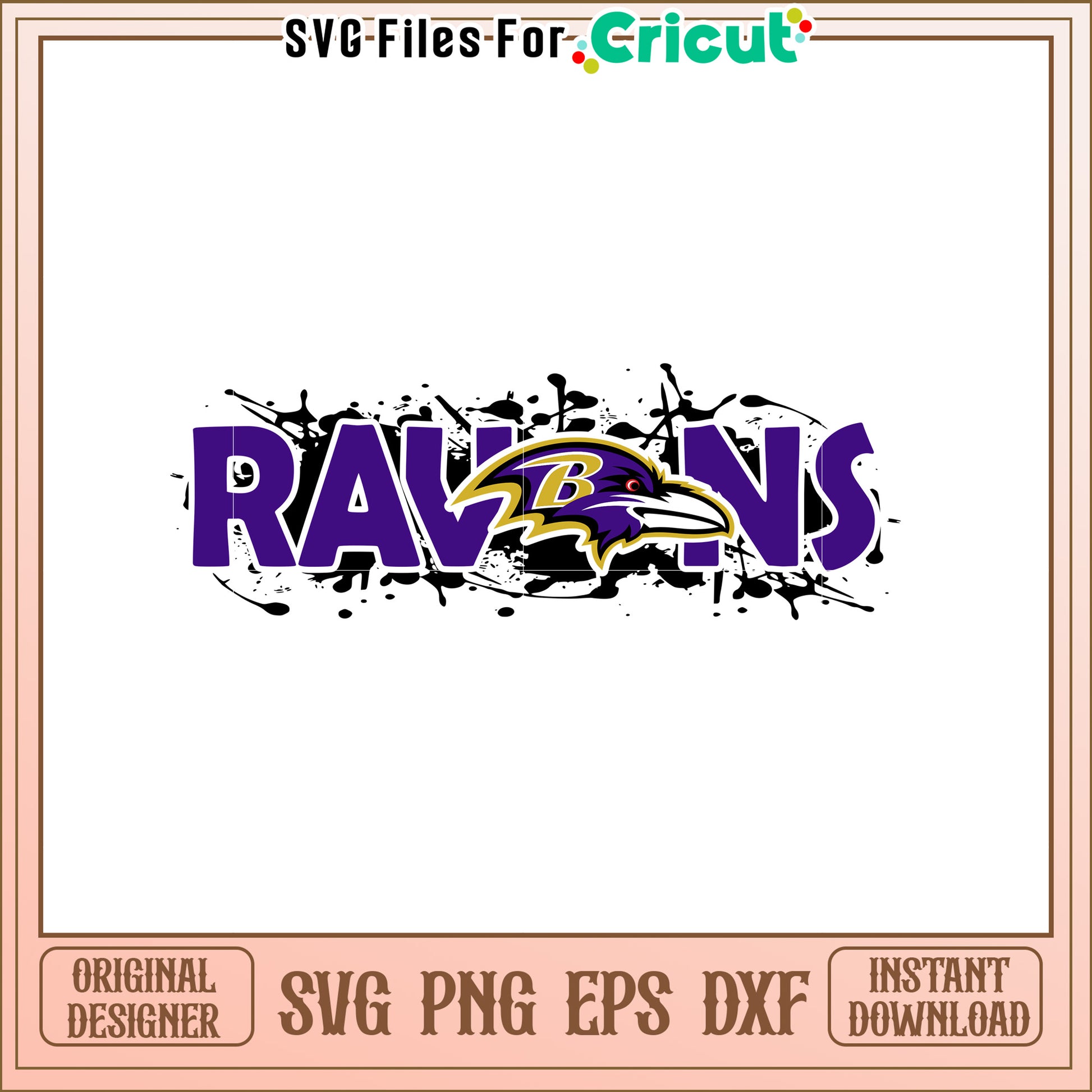 Ravens SVG Design Team Logo