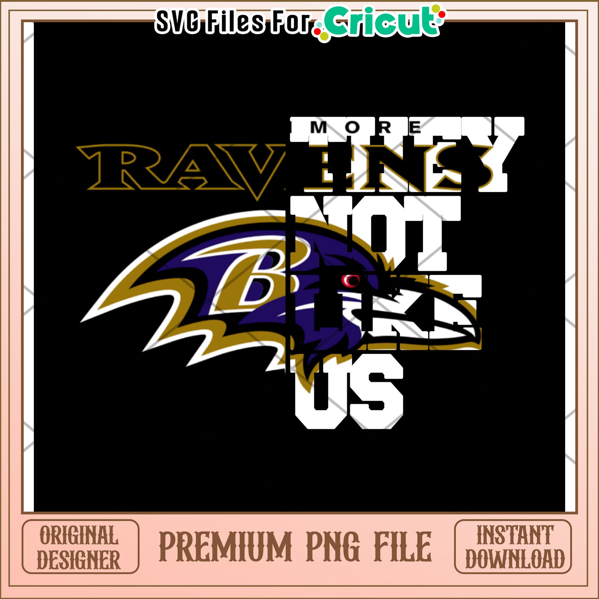 Ravens Team Spirit Design, Premium PNG for Crafting Projects