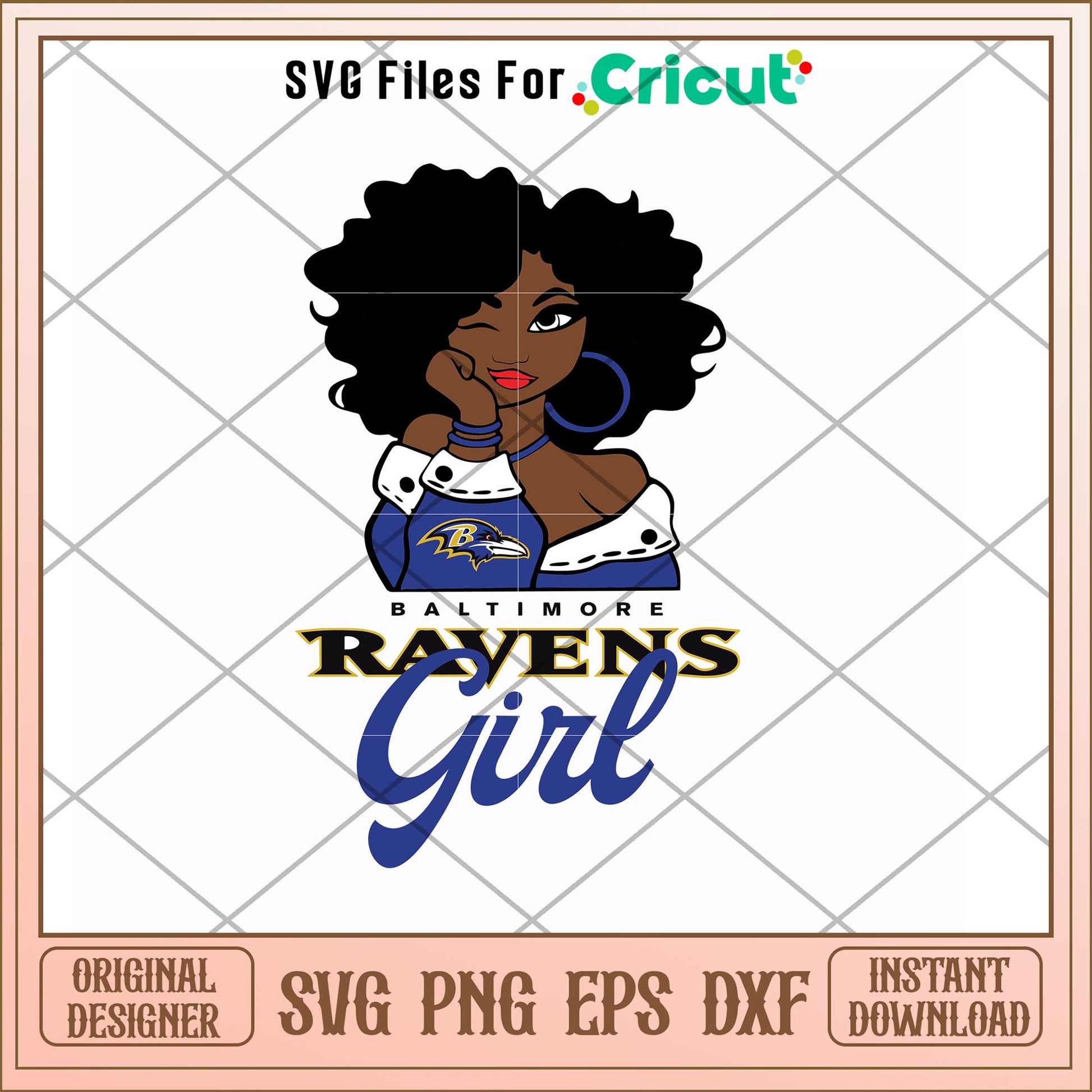 Ravens Girl nfl football team svg, Ravens svg, new nfl svg