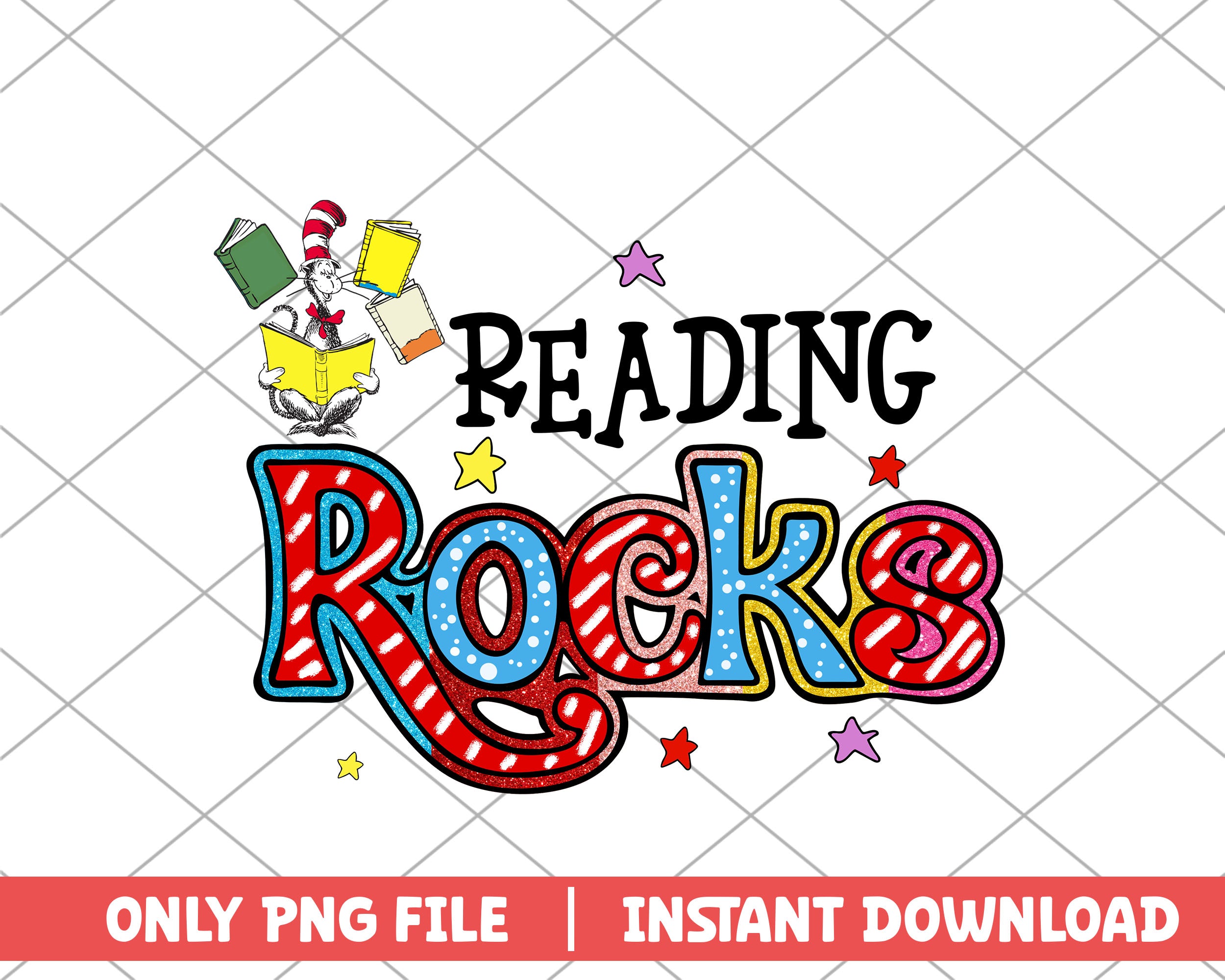 Reading Rocks Svg Reading in the rocks bling dr.seuss png – svg files for cricut