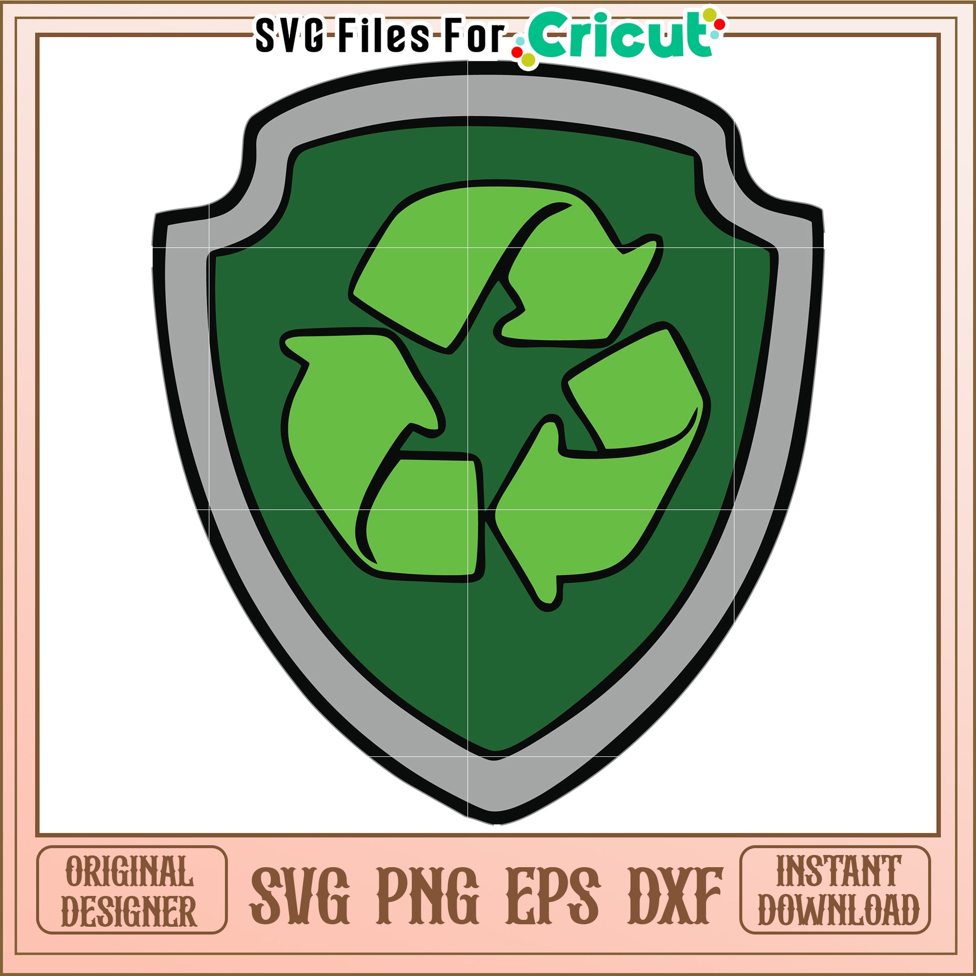 Recycle logo svg, paw patrol characters svg, cute dogs svg