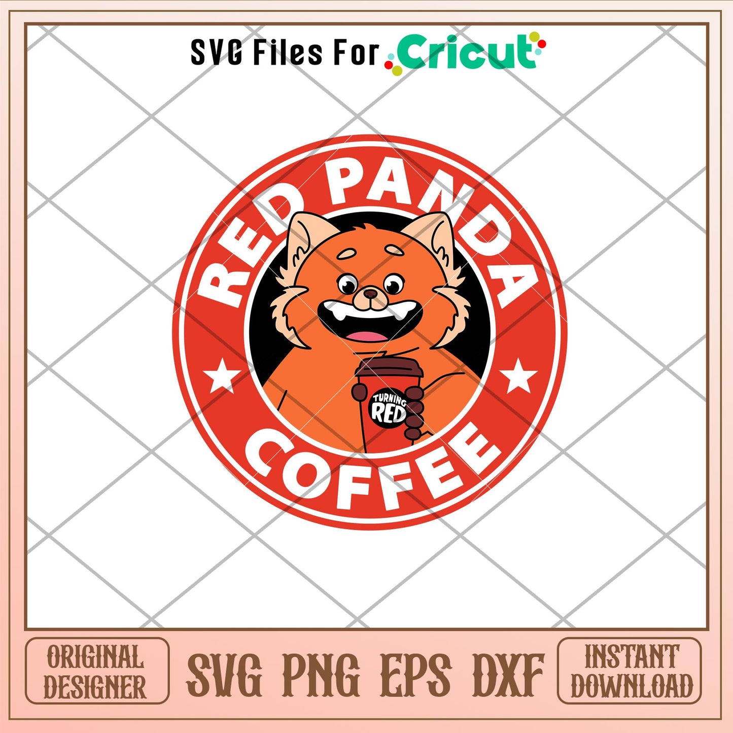 Red Panda Coffee, Red Panda Coffee Svg