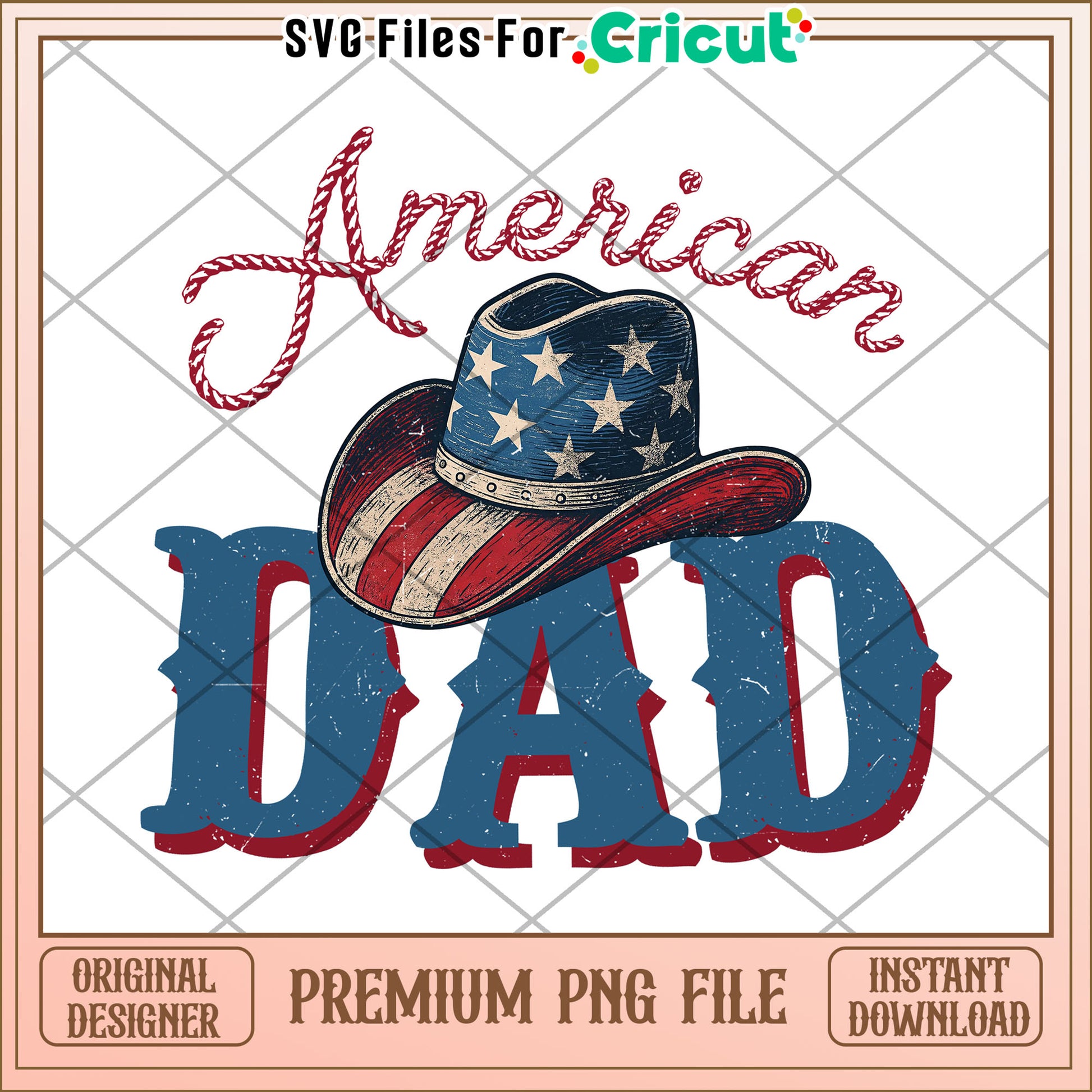 Red  blue american dad bruh png, father's day png, dad saying png