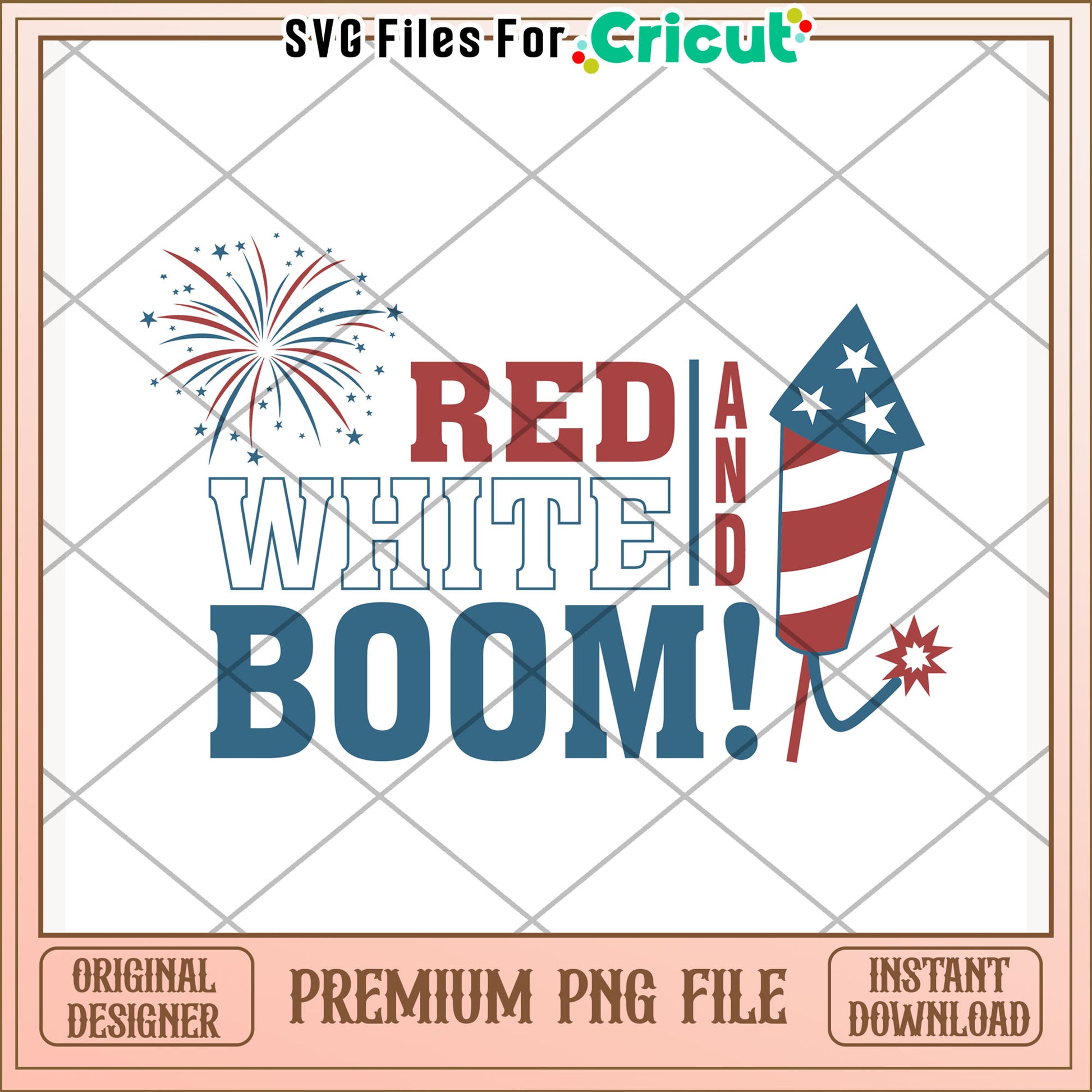 Red white and boom png, explosive vibe png, bold phrase png