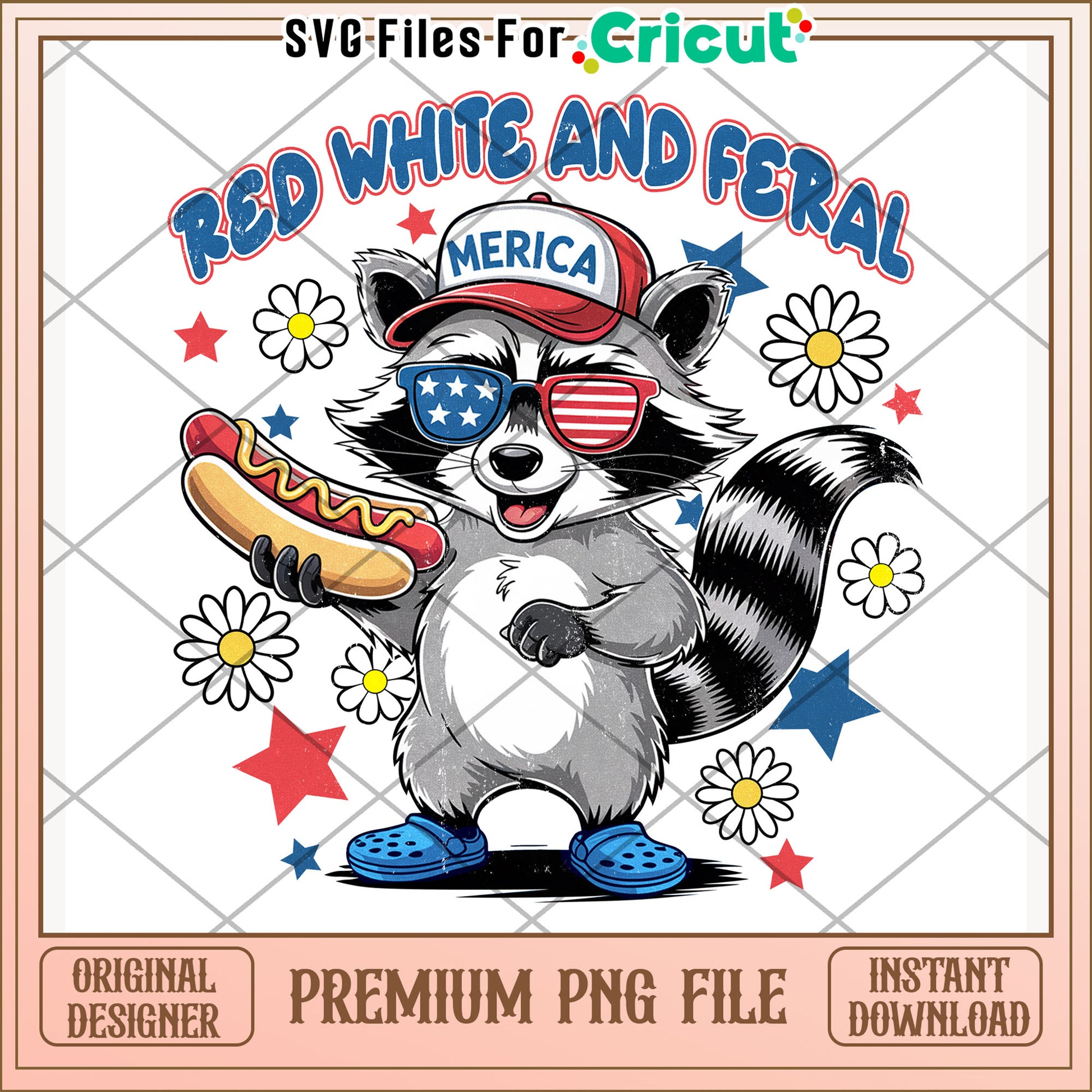Red white and feral png, love for america png, patriotic theme png