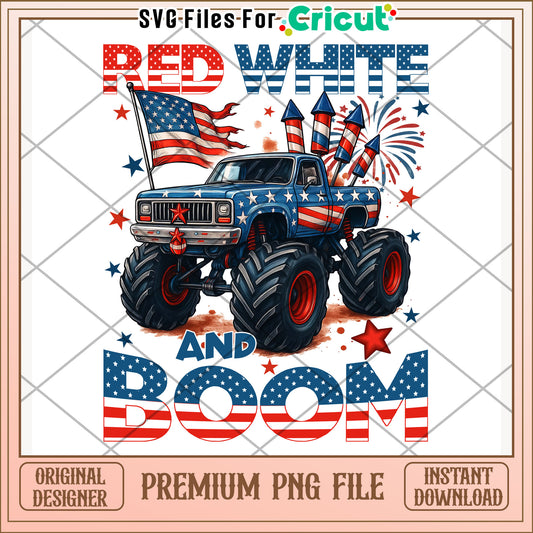 Red white and wroom png, patriotic theme png, racing vibes png