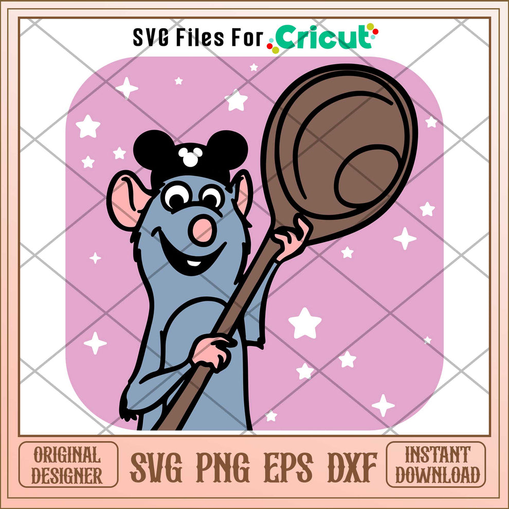Remy Ratatouille design svg, Ratatouille svg, digital dowload – svg ...