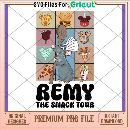 Remy The Snack Tour Premium PNG