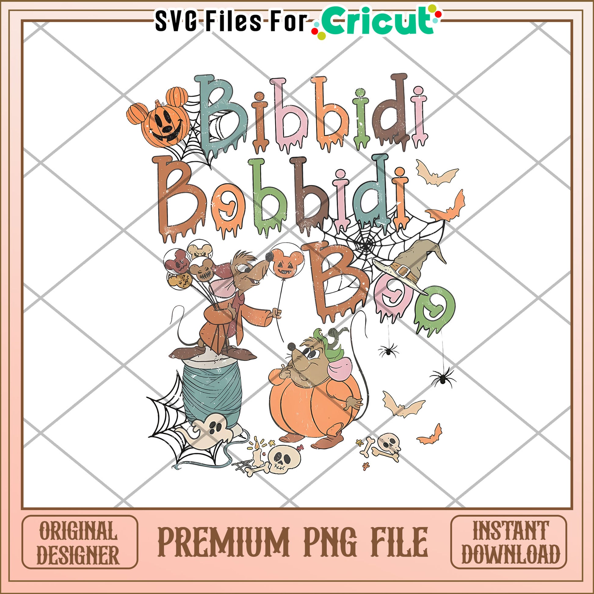 Retro Bibbidi Bobbidi Boo png, halloween​ movies png, halloween toys png