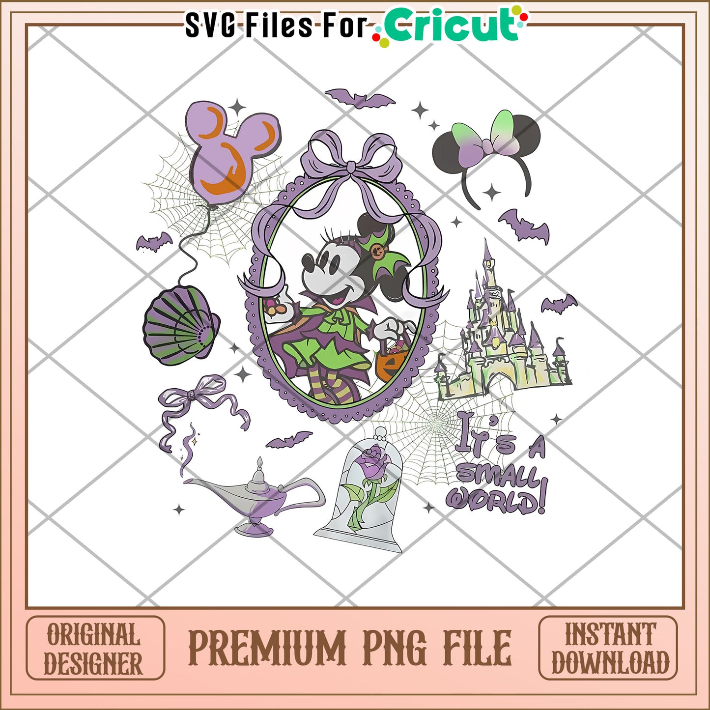 Retro Coquette Bow Minnie Mouse Skeleton png, halloween​ movies png, halloween toys png