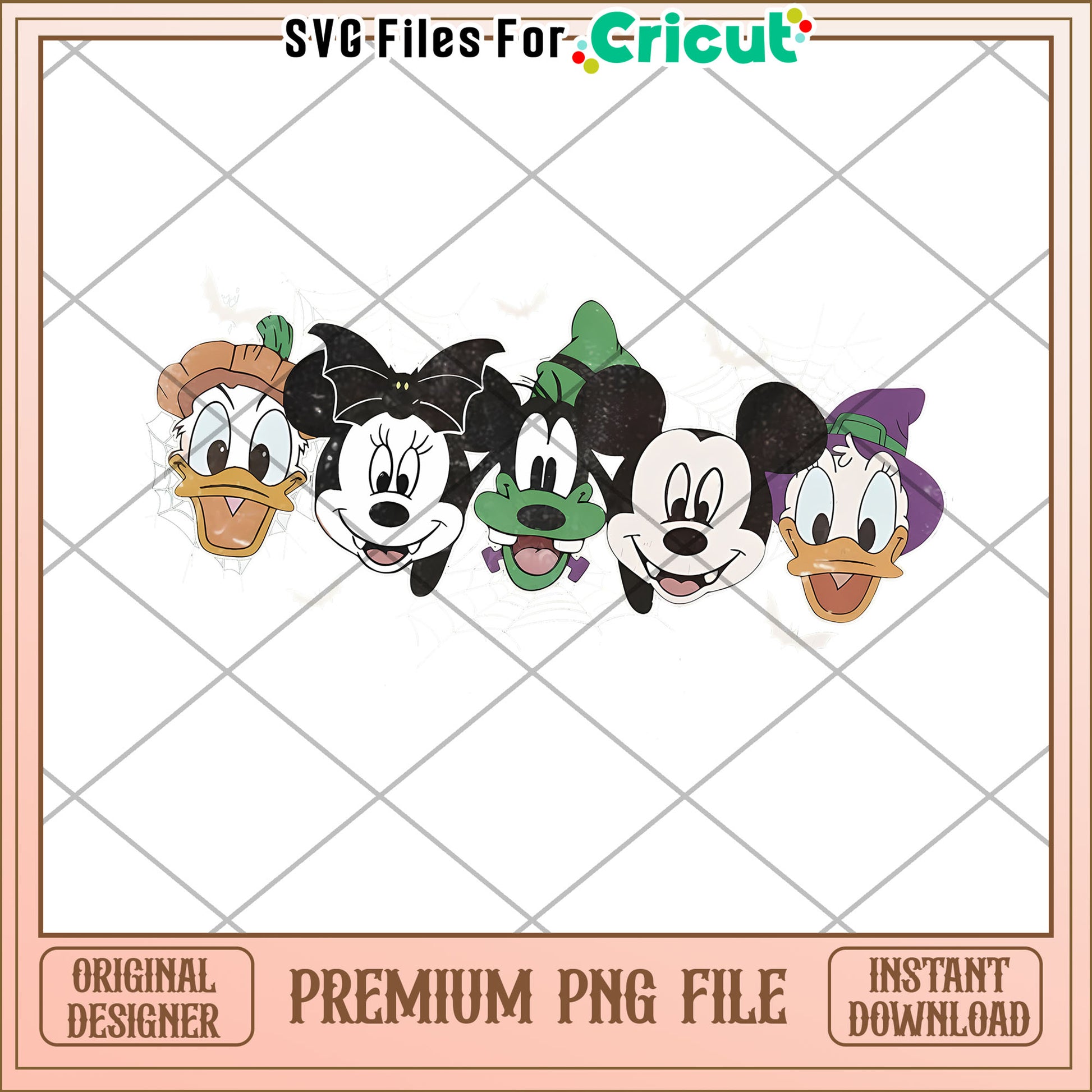 Retro Disney Mickey And Co Halloween png, spooky halloween​ png, halloween season png
