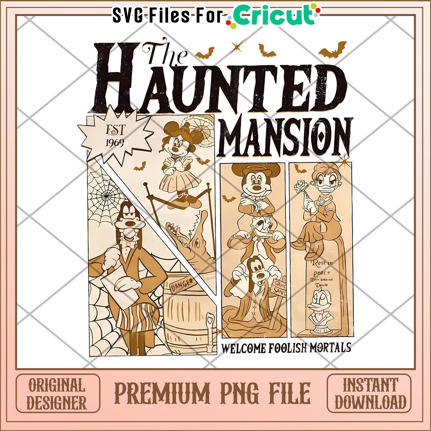 Retro Halloween Haunted Mansion png, spooky halloween​ png, halloween season png