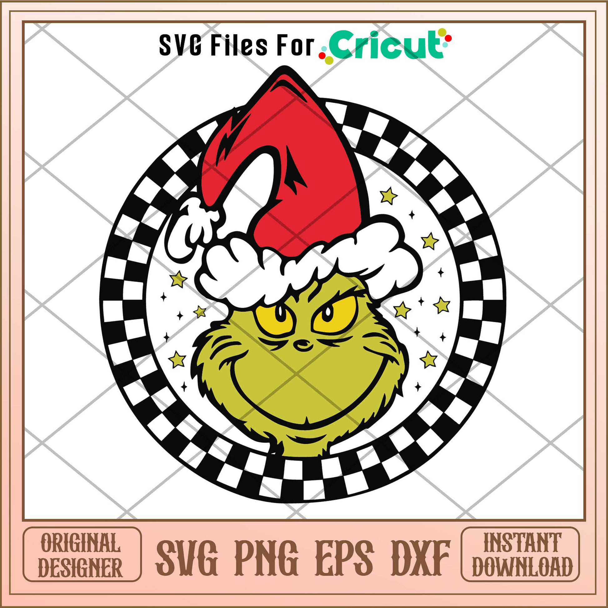 Retro Grinch Max Cindy Lou Who SVG, the grinch face svg