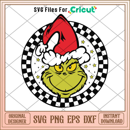 Retro Grinch Max Cindy Lou Who SVG, the grinch face svg