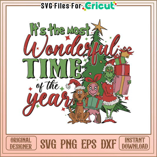 Retro grinchmas its the most cartoon svg, merry grinchmas svg