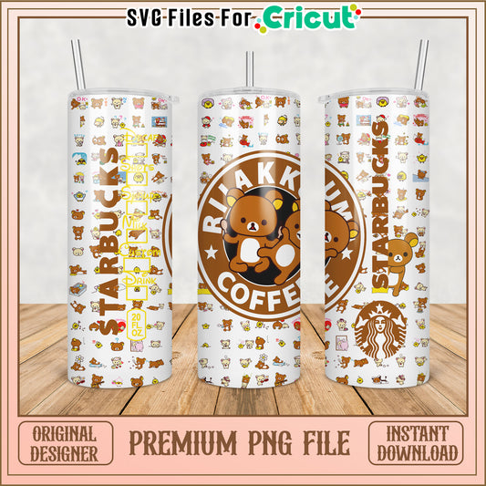 Rilakkuma Starbucks Tumbler PNG