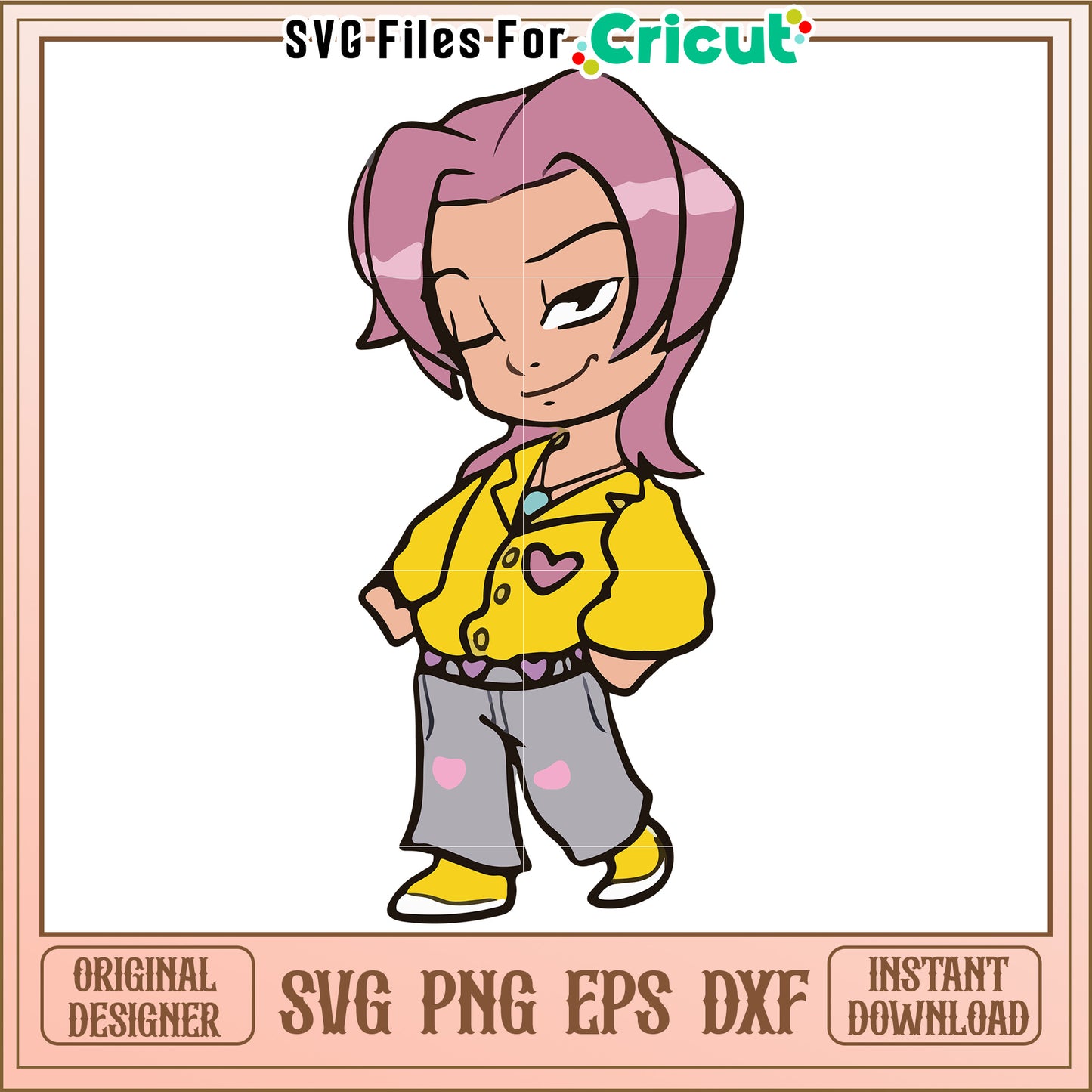 Romance character svg, kpop band svg, kpop demon hunters svg