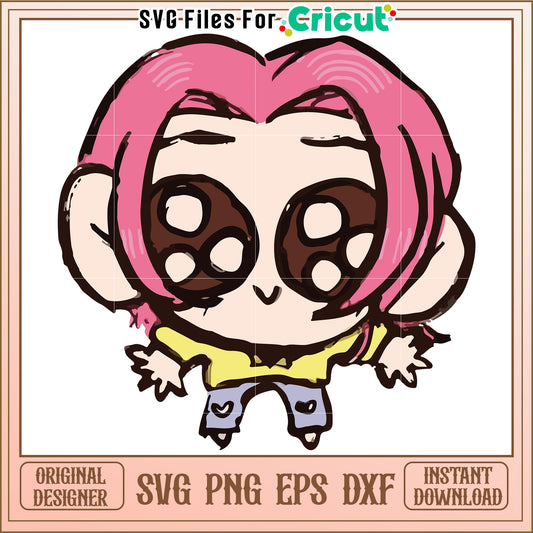 Romance character svg, kpop cartoons svg, saja huntrix svg