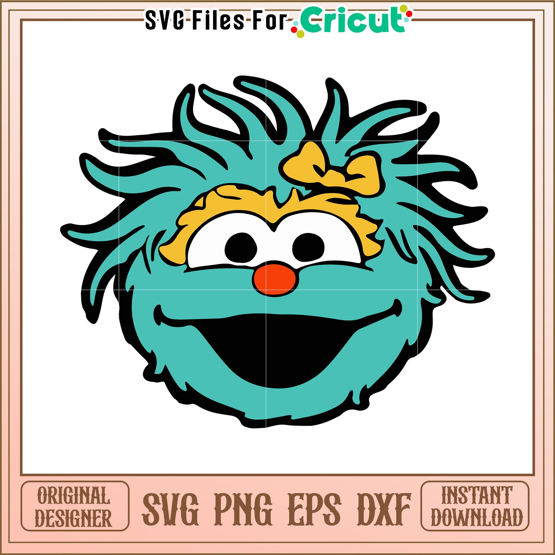 Rosita character svg, sesame street svg, sesame cartoon svg