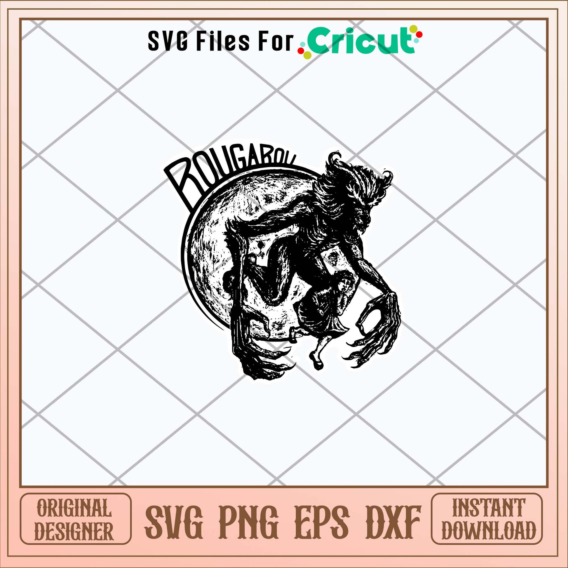 Rougarou Werewolf Svg, Horror Svg-Svgfilesforcricut