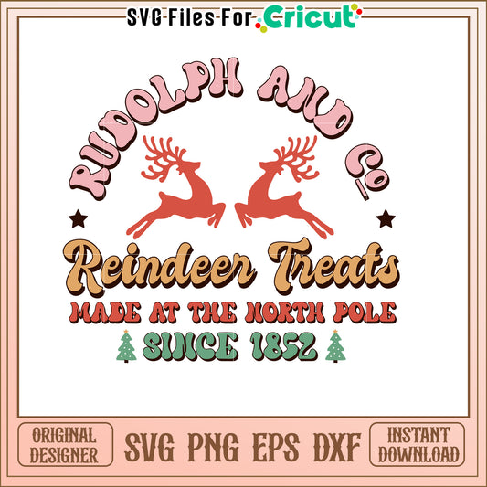 Rudolph & Co Reindeer Treats SVG