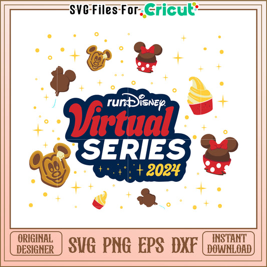 RunDisney Virtual Series 2024 SVG Design