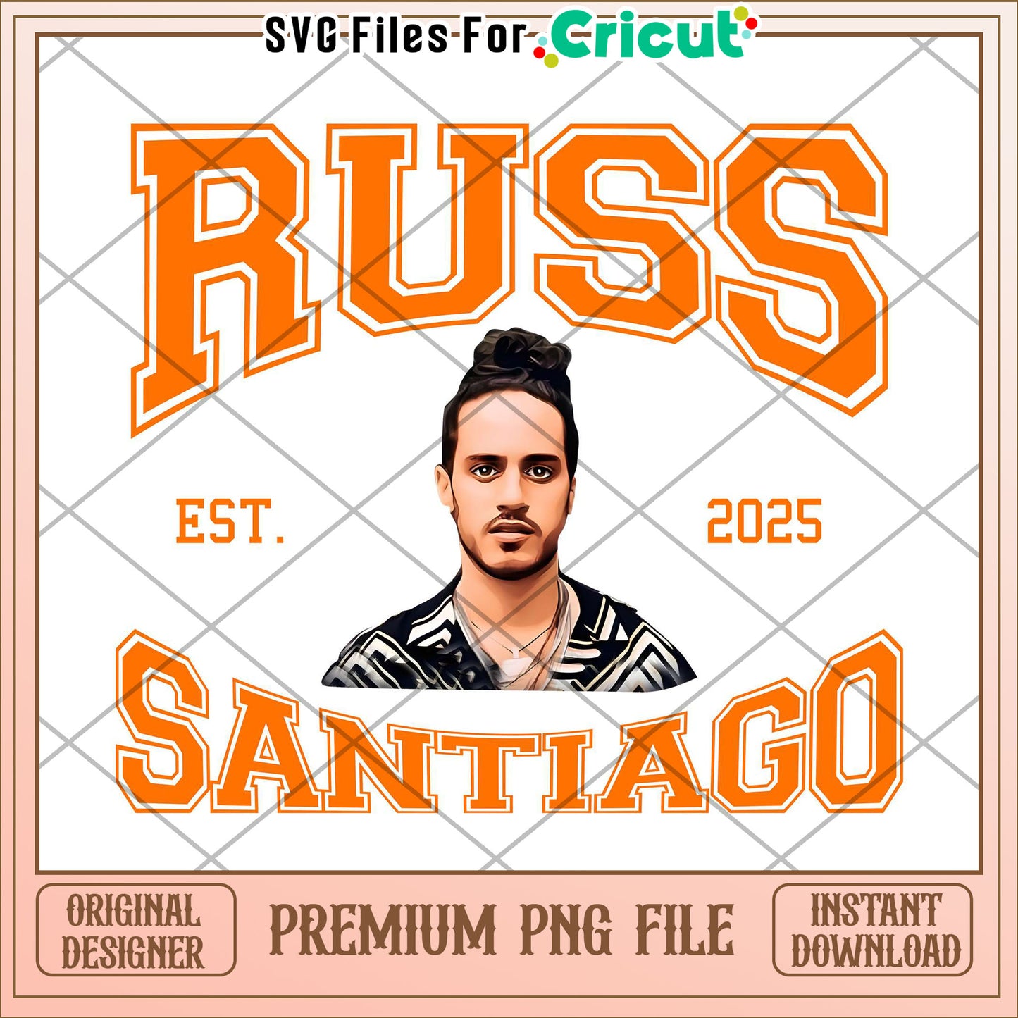 Russ Santiago png, russ rapper png, aesthetic music png
