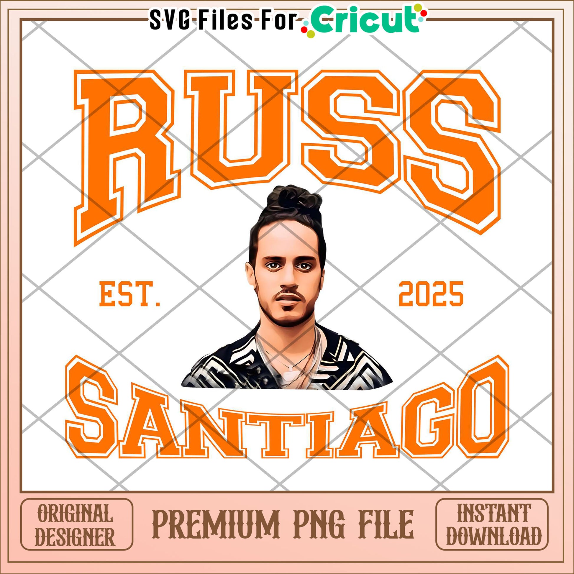 Russ Santiago png, russ rapper png, aesthetic music png
