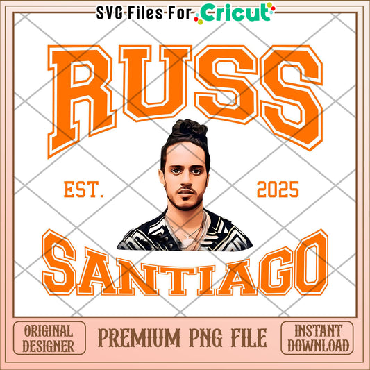Russ Santiago png, russ rapper png, aesthetic music png