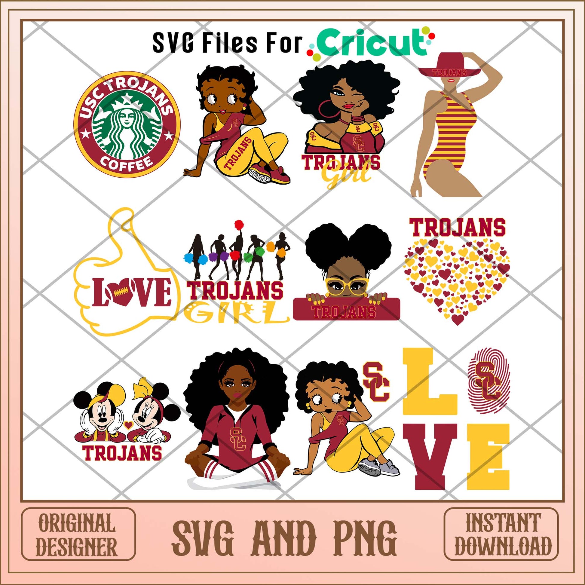 SC trojans girl svg, SC college football svg bundle, NCAA svg