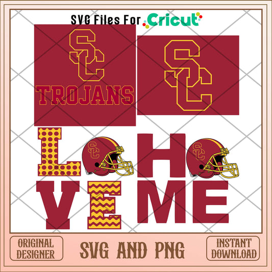 SC trojans home svg, SC college football svg bundle, NCAA svg