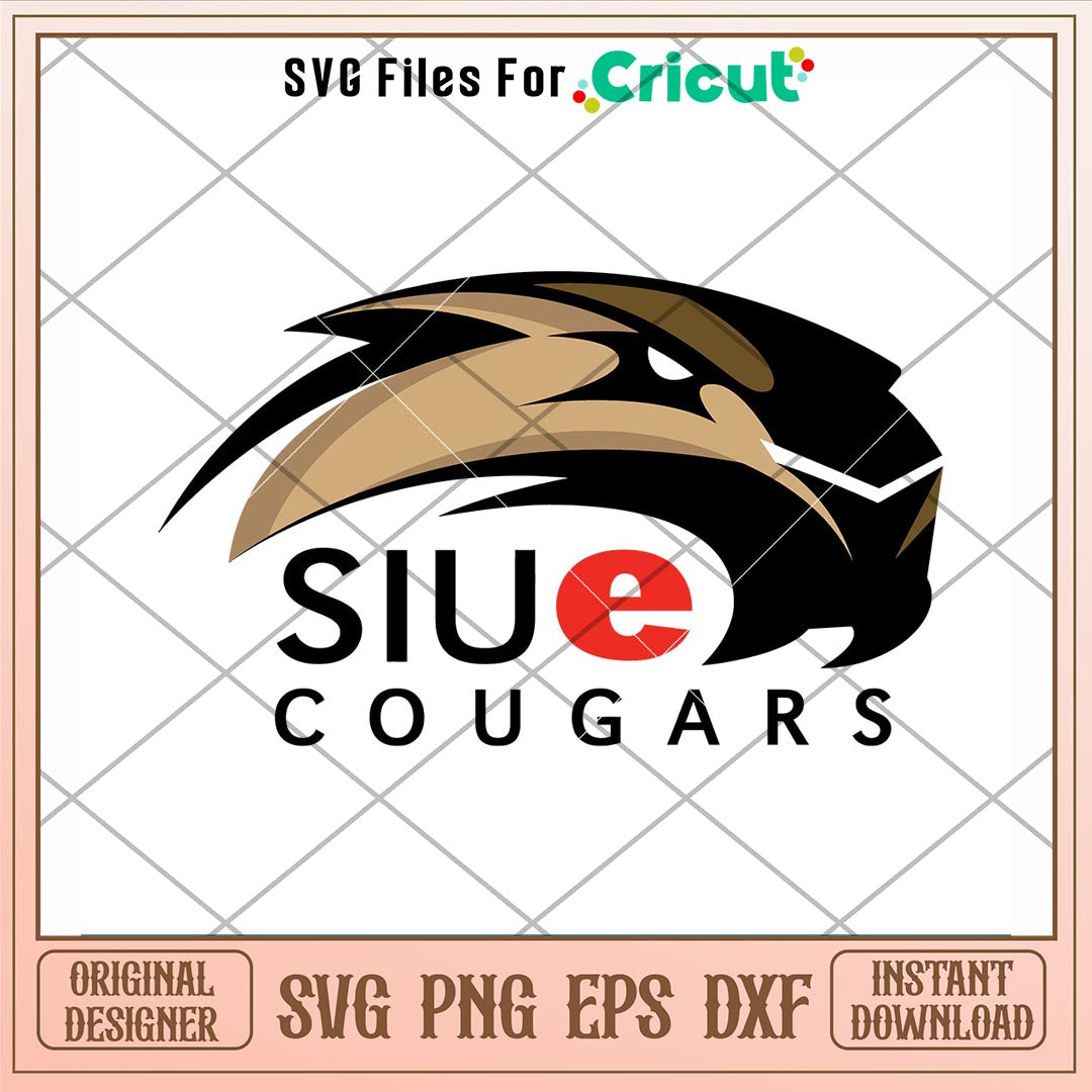 SIU Edwardsville Cougars Logo Svg, SIU Edwardsville Cougars Svg, NCAA Svg