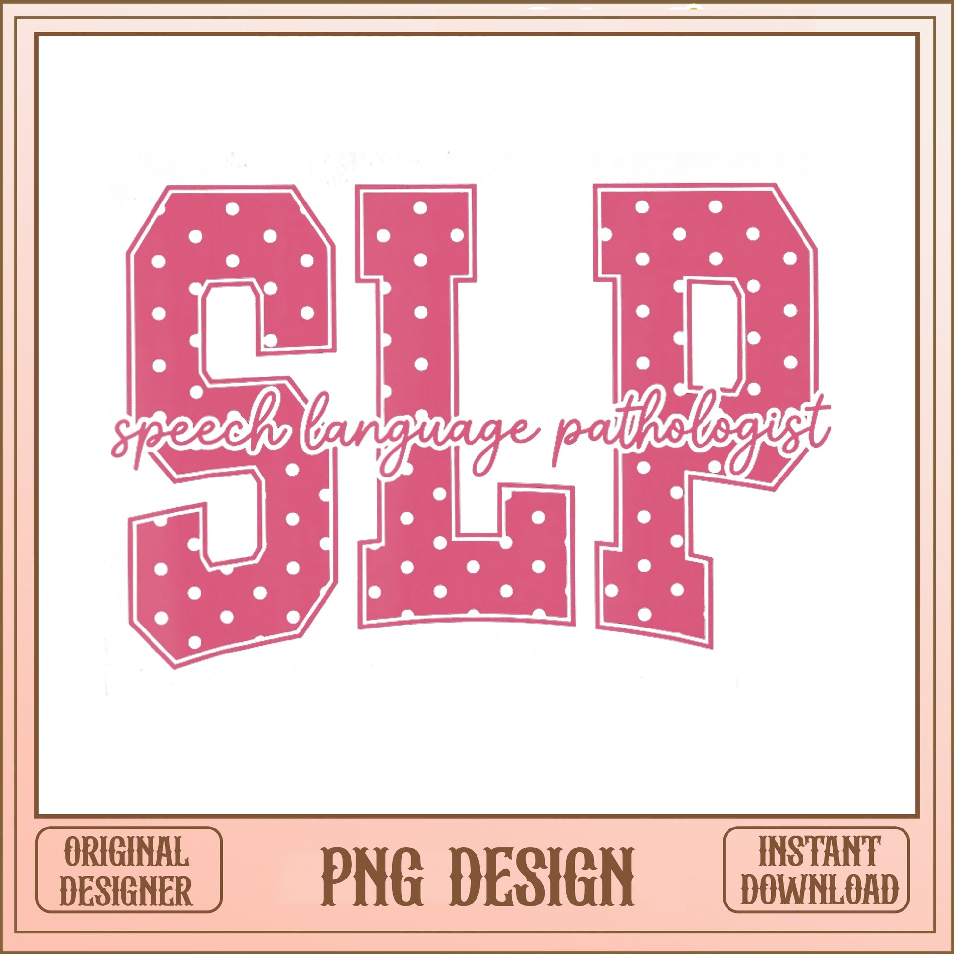 SLP Speech Language Pathologist PNG, Therapist PNG, SLP Gift PNG
