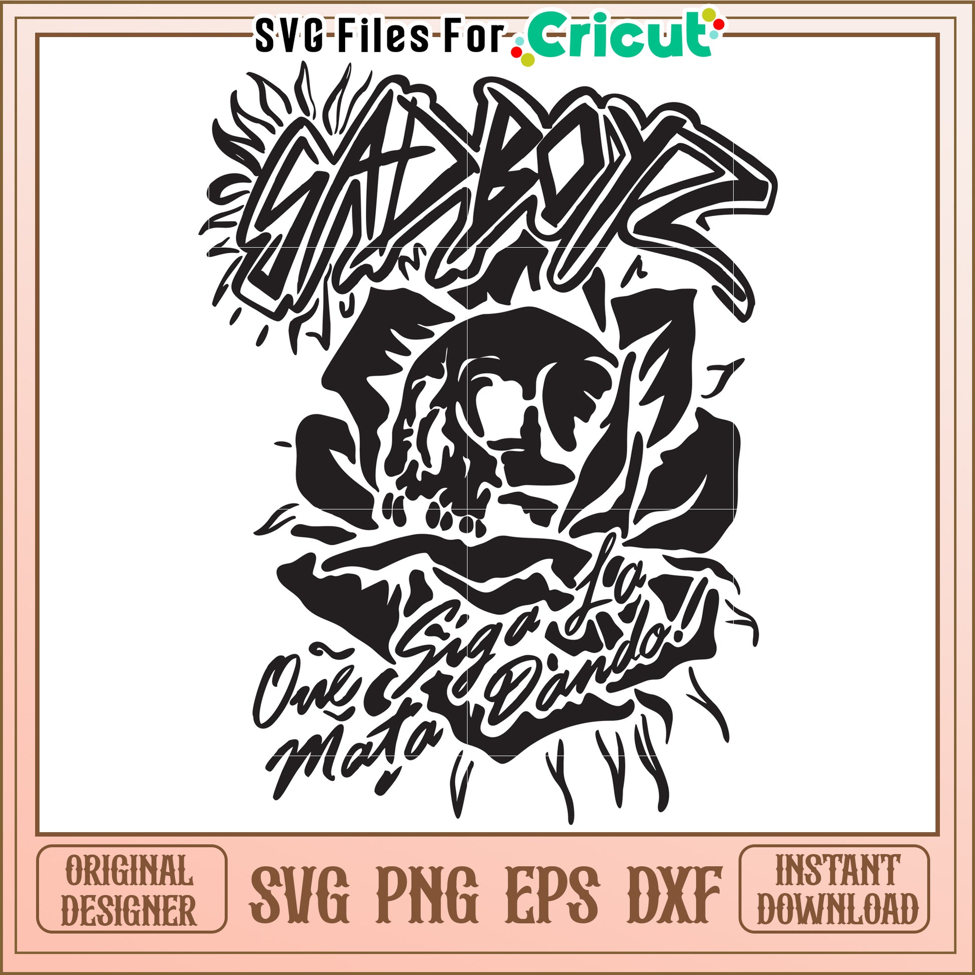Sad boyz black rose design svg, dark floral aesthetic svg, moody streetwear artwork svg