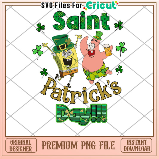 Saint Patricks Day PNG File for Crafts and Design Downloads