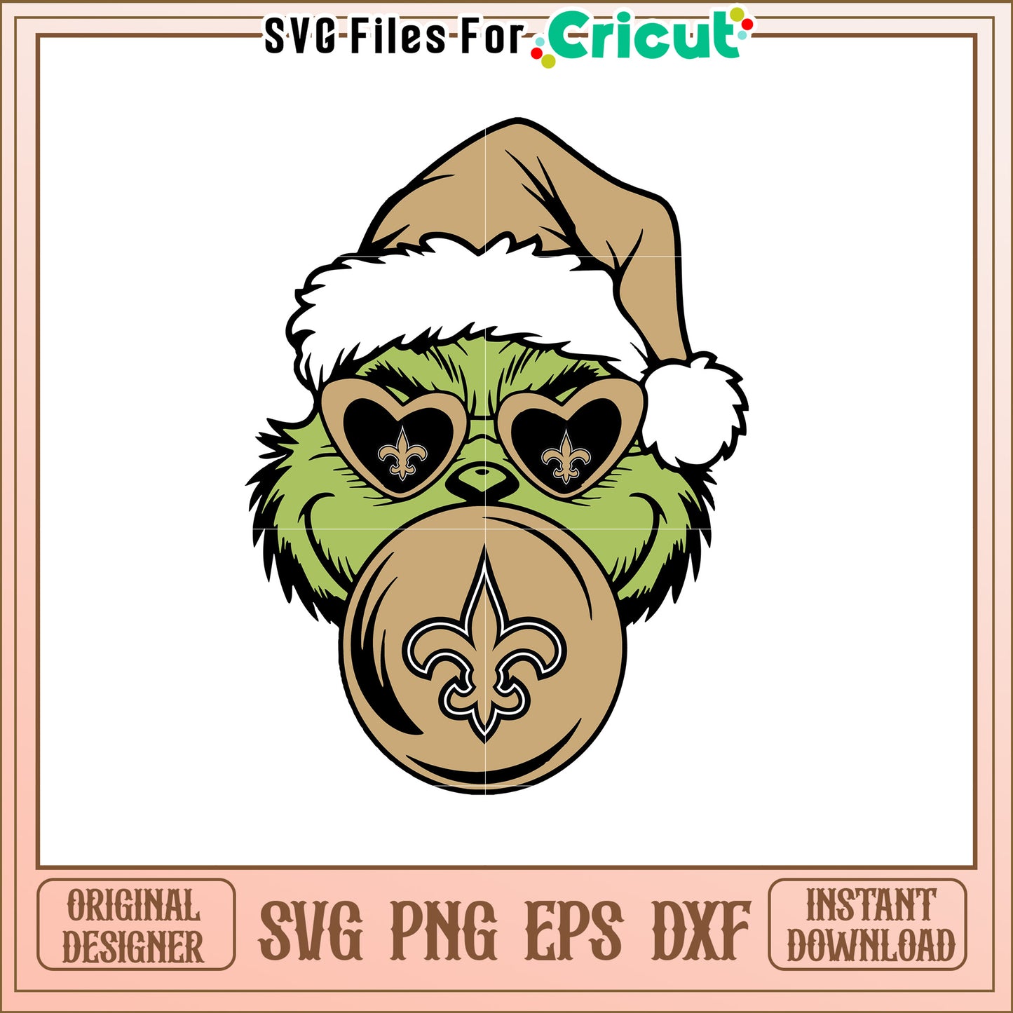 Saints Grinch SVG Design