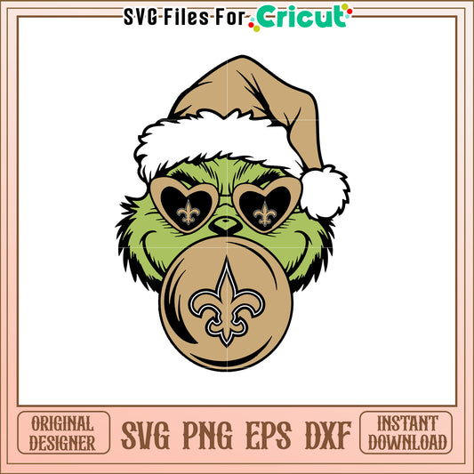 Saints Grinch SVG Design