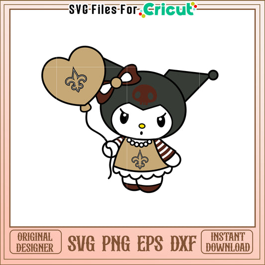 Saints Kuromi SVG Design