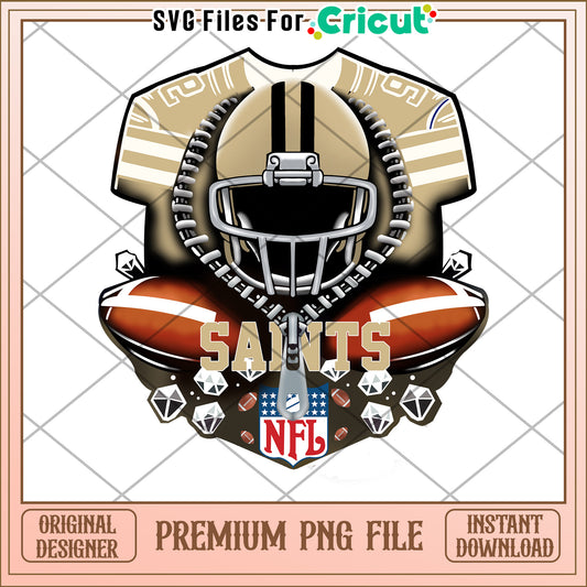 Saints NFL Graphic Design for Cricut, Instant Download PNG File