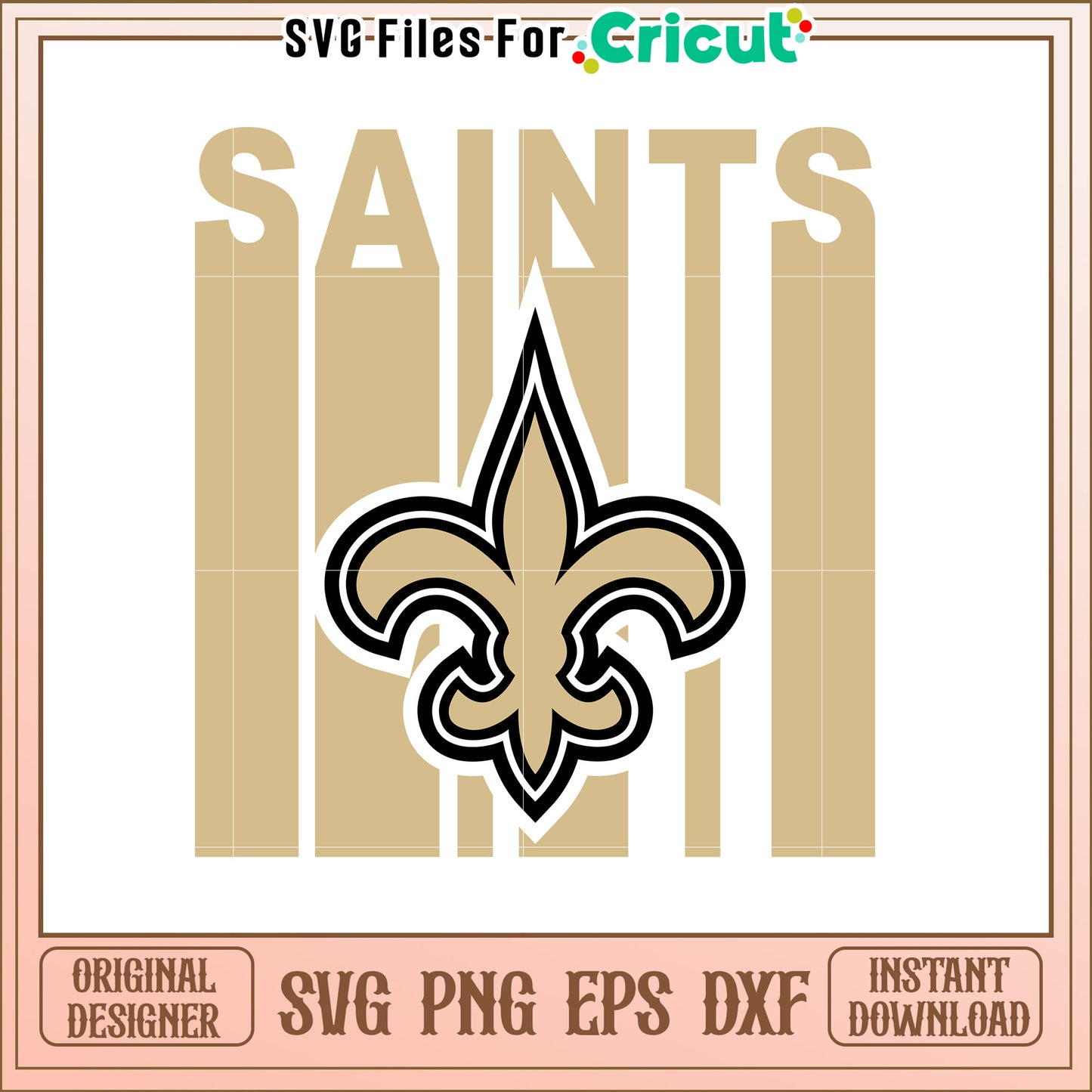 Saints SVG Design for Sports Fans and Crafters