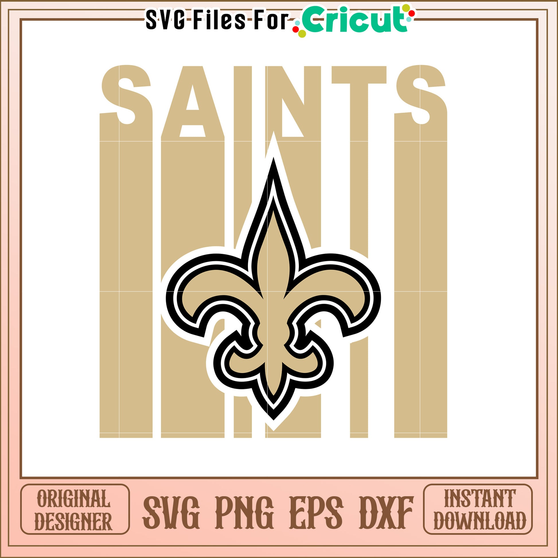 Saints SVG Design for Sports Fans and Crafters