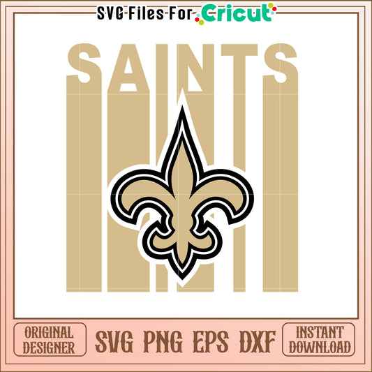 Saints SVG Design for Sports Fans and Crafters