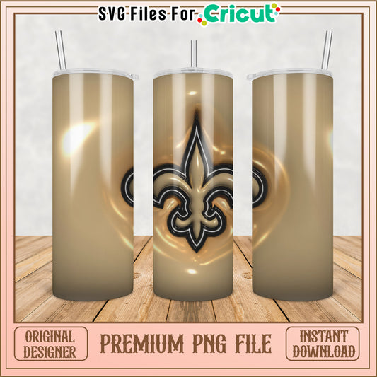 Saints Tumbler PNG Sublimation Design