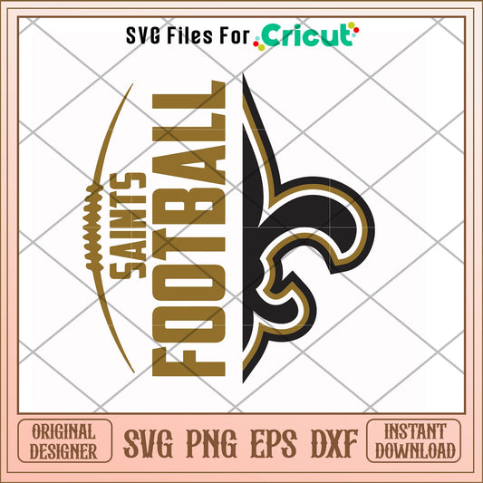 Saints football logo team svg, Saints svg, new nfl svg