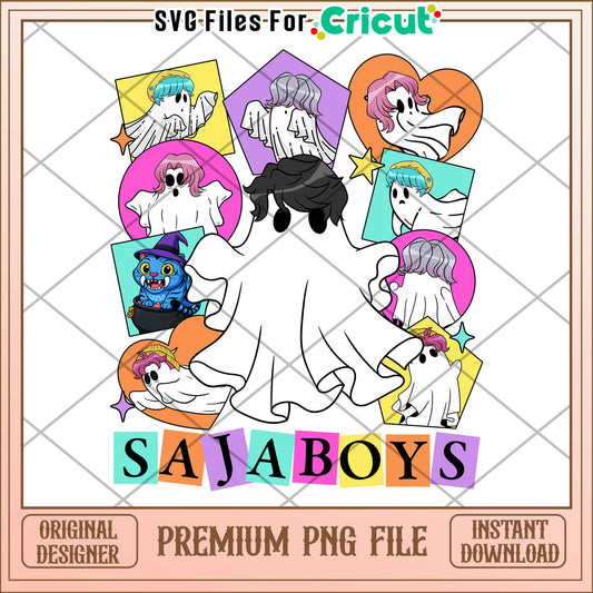 Saja Boys Kpop Demon Hunter png, demon hunters png, halloween time png