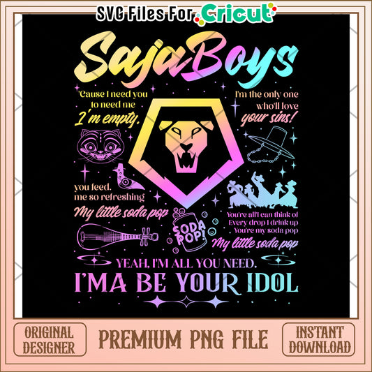 Saja Boys Logo Kpop Demon Hunters png, demon hunters png, huntrix png