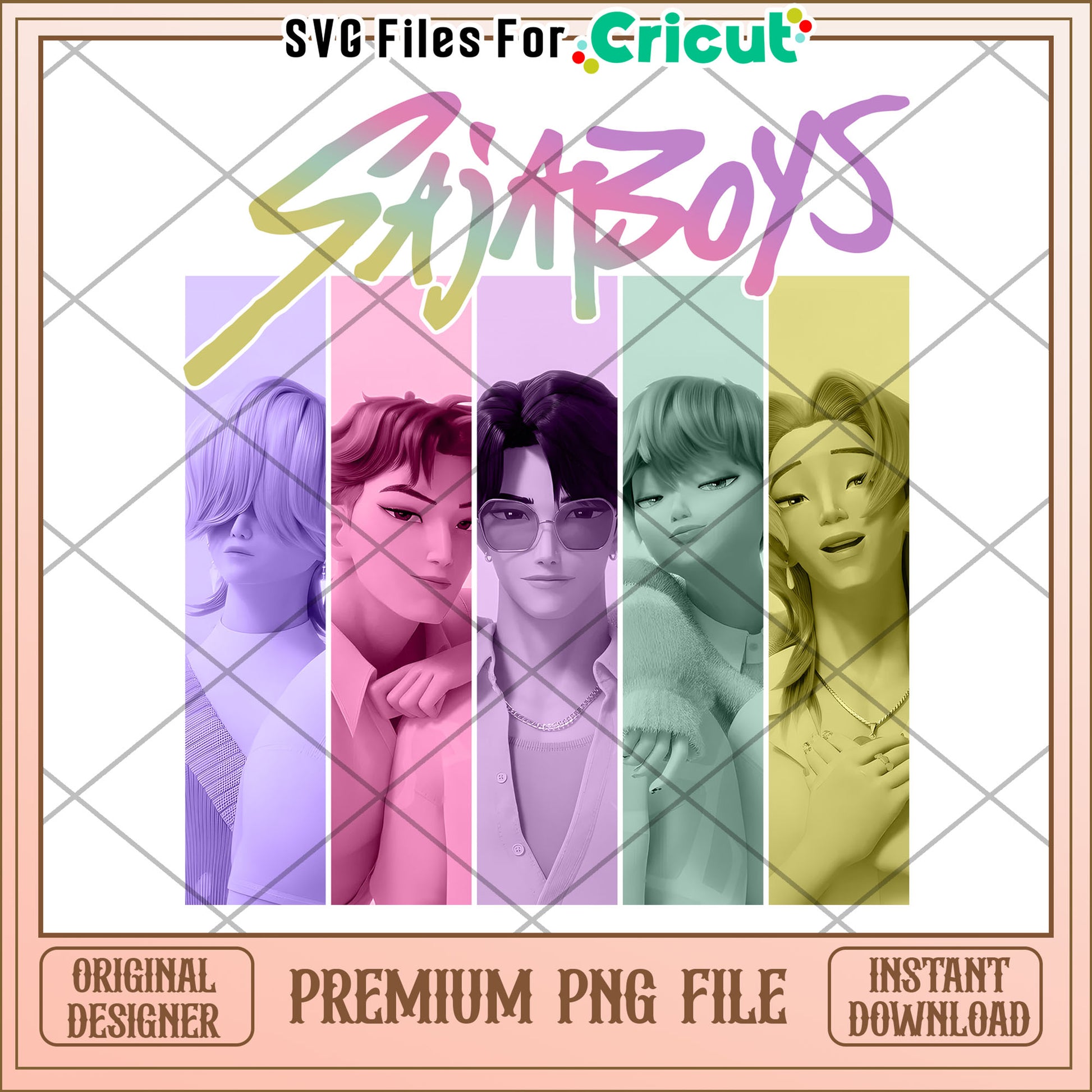 Saja boys beautiful boys png, demon hunters png, huntrix png