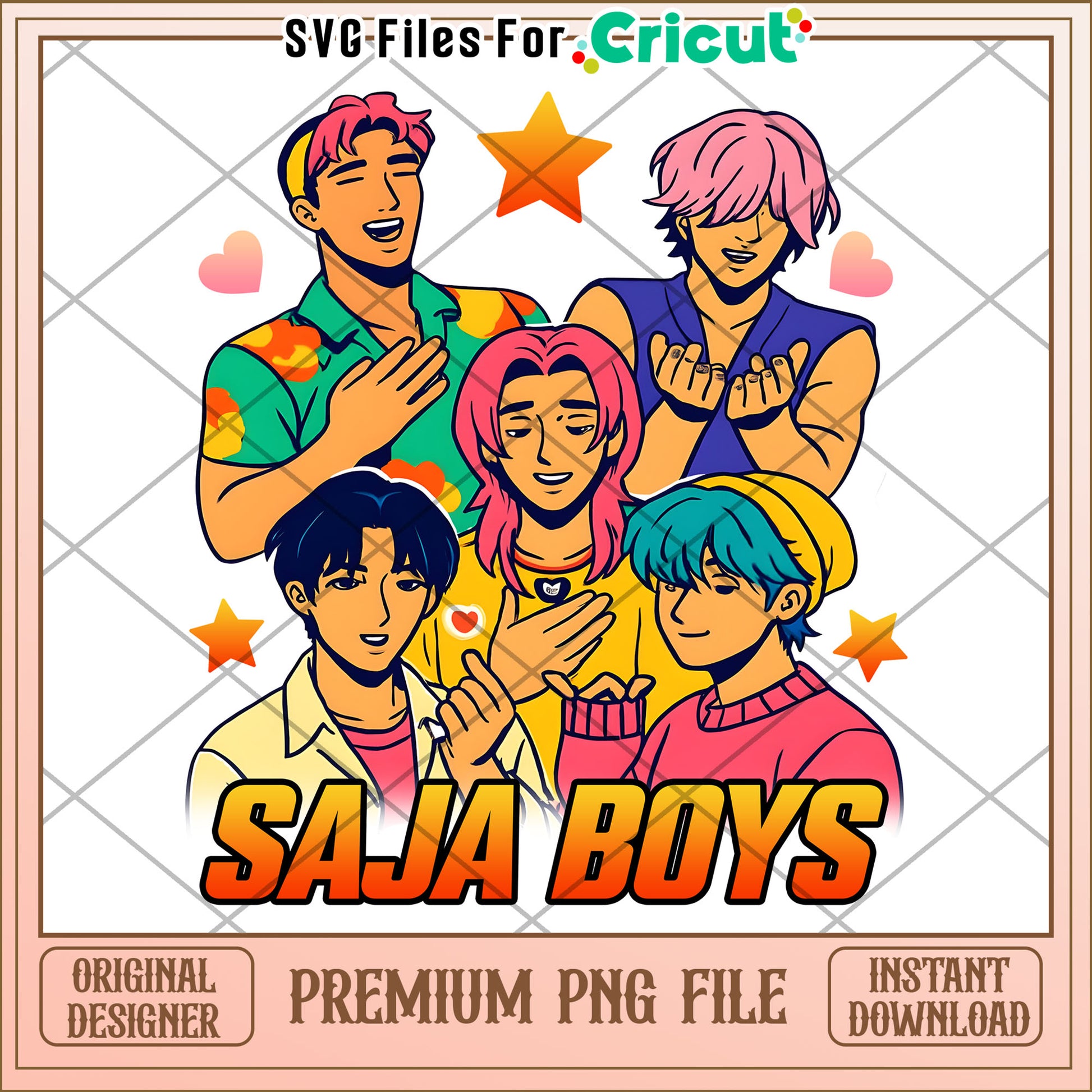 Saja boys funny png, kpop band png, korean cartoon png