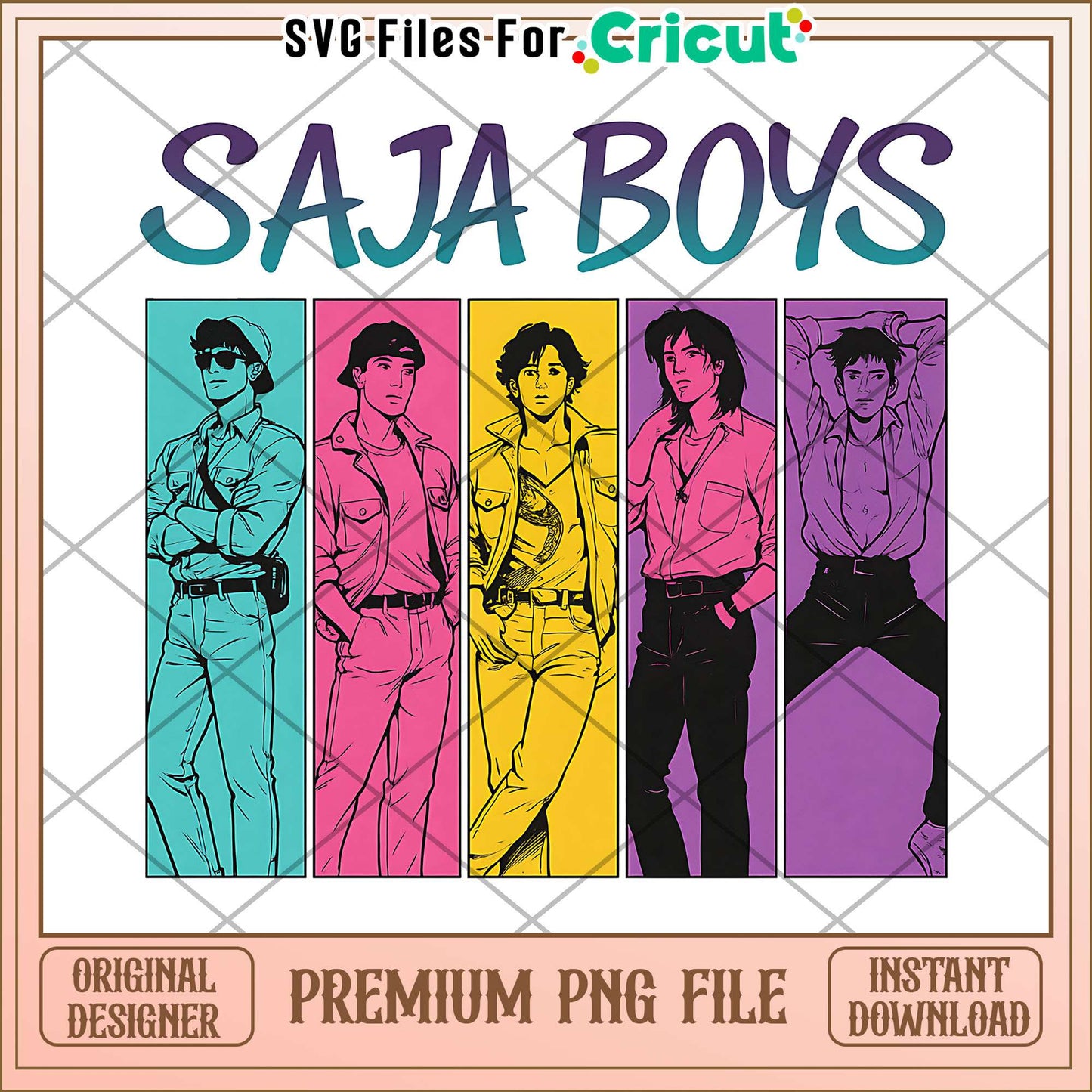 Saja boys kpop demon hunter png, saja boys band png, huntrix band png