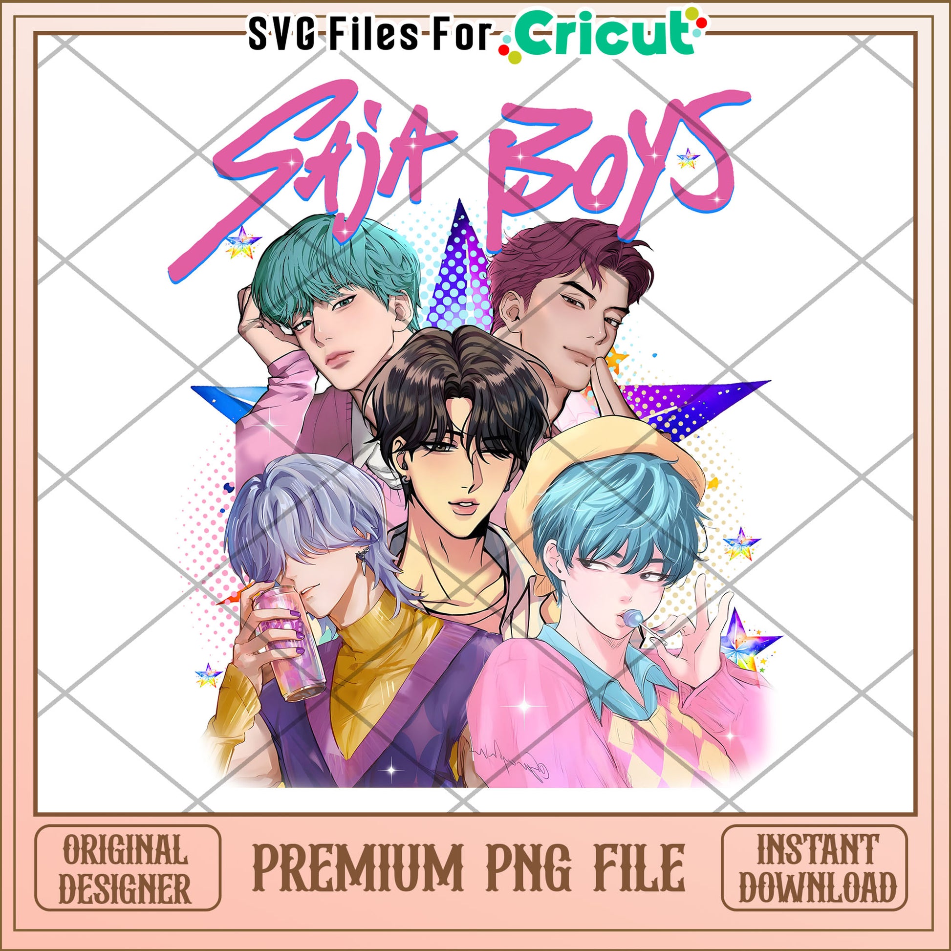 Saja boys logo png, kpop band png, huntrix tiger png